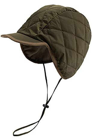 CLAPE wasserdichte Wintermütze Warme Mütze mit Ohrenklappen Winddicht Winter Warm Basecap Schildmütze Outdoor Sport Kappe Trapper Hat
