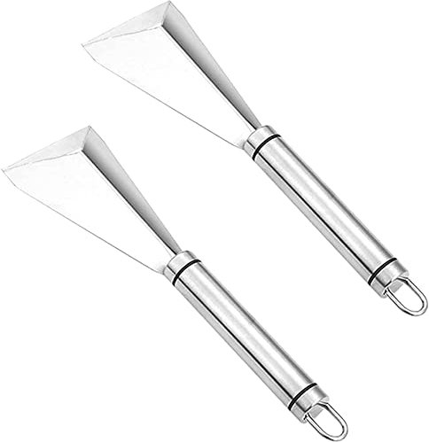 Cuchillo para tallar frutas de acero inoxidable Triángulo en forma de V Cuchillo de canal Cuchillo para vegetales Rebanador Adecuado para la decoración de platos de vegetales y frutas de bricolaje