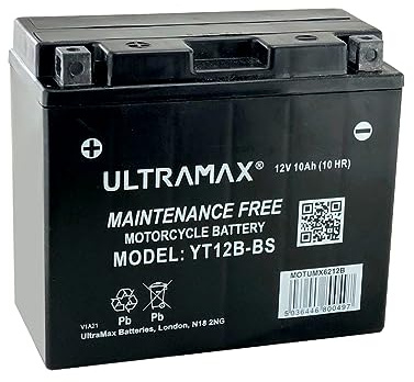 For Yamaha YZF R1 1000 1998-2001 Battery Motorcycle Yt12B-BS Gel ULTRAMAX