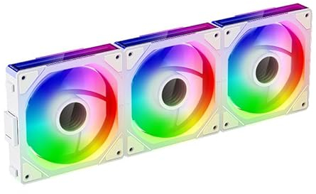 TZMRIT Reverse Flow UNI Infinity 120mm RGB Fan Triple Pack With Daisy Chain - ARGB PC Cooling