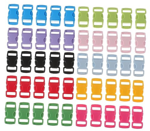 STOBOK 50stücke Seitliche Schnellverschlussschnalle Aus Kunststoff Für Gurtband Rucksacktasche Haustierhalsband Gürtel Strapazierfähig Und Langlebig
