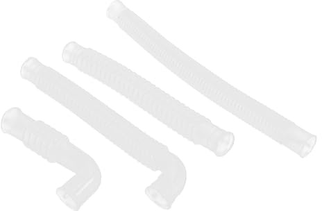 COSMEVIVI 4stücke Teiliges Waschmaschinen Zulaufrohr Aus Pvc Langlebige Wasserzulaufschläuche Mit Innendurchmesser Waschmaschinen Anschluss-schläuche Einfach Installierbar Und Druckbeständig