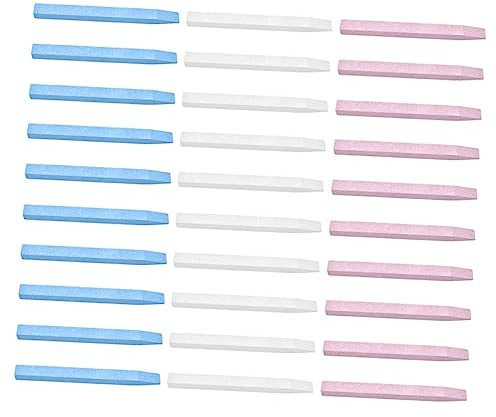 DRESSOOS 30pezzi Unghie Naturali Pietra Cuticole Levigatura Unghie Mani Piedi Strumenti Manicure Casa Salone