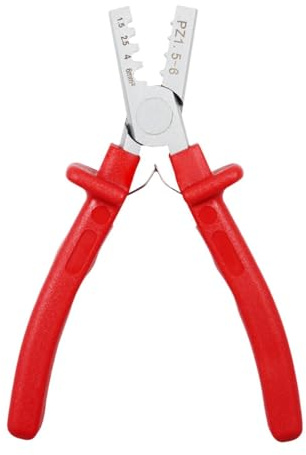 Qianly Alicates de Crimpado Pz1.5-6, Herramienta Versátil para Prensar Tubos Y Casquillos, Type a