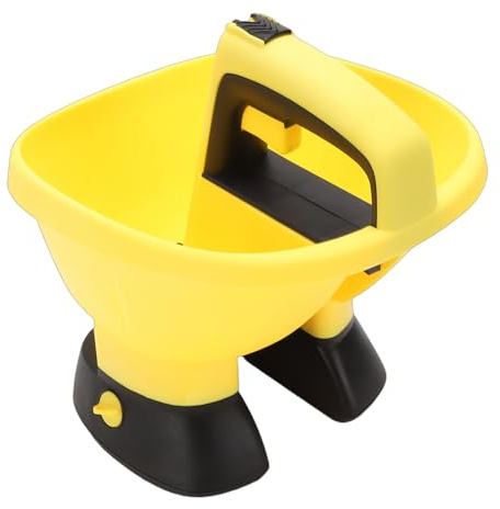 Fockety Esparcidores eléctricos manuales de Semillas, esparcidor de Fertilizante a batería de 41,8 oz, ABS versátil, preciso y eficiente, inalámbrico, para Soja, maíz y Cacahuetes