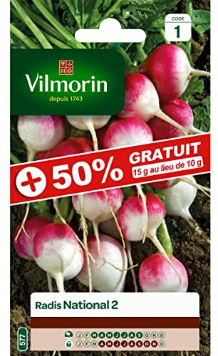 Sachet graines Radis national 2 +50% GRATUIT