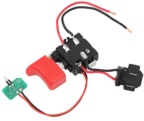 Interruptor de gatillo de taladro, 1 pieza DCJZ1201 Interruptor de gatillo de taladro Interruptor de taladro Accesorios de interruptor de herramienta eléctrica