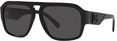 Dolce & Gabbana DG 4403 Herrsolglasögon SHINY BLACK/GREY 58/16/140