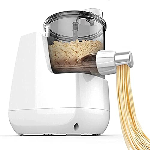 Samnuerly Máquina De Pasta, Control De La Máquina De Fideos Máquina De Fideos Máquina De Prensado De Masa Multifuncional Doméstica Máquina De Espagueti De Cabeza De Múltiples Troqueles De Cocina (Col