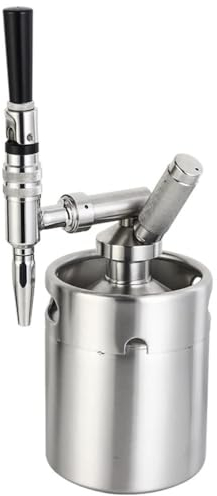 Mini Kit De Barril De 2L, Contenedor Dispensador De Café De Nitrógeno Con Barril De Cerveza Artesanal De Acero Inoxidable 304 (Color : 2l keg kit)