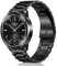 SeNool Correa de Metal para Xiaomi Watch S4 / S3 / 2 Pro / Mi Watch / S1 / S1 Active - 22mm Acero Inoxidable - Negro