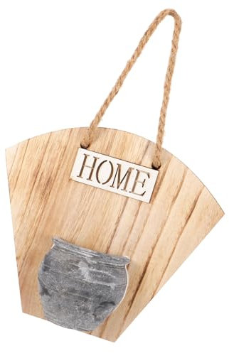 YARNOW Pothos-hängetopf Wandvase Aus Holz Sukkulententopf Für Die Wand Blumentöpfe Für Den Balkon Wandmontierter Pflanzentopf Hängender Blumentopf Balkontopf Keramik Halterung Anlage
