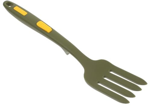 MAGICLULU Forchetta in Silicone Antiaderente Forchetta Portatile Per Insalata e Accessorio Da Cucina e Inodore Liscio e Arrotondato Per Uso Quotidiano e Ristoranti