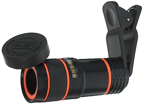 Uonlytech 5sets Monocular Telescope Lens for Phone High-definition Macro Lens Clip for Smartphones and Telescopic Photography