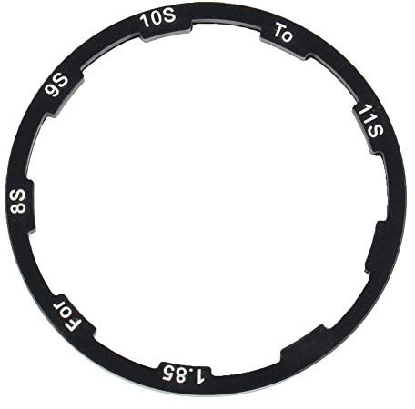 VOBOR Fahrrad Spacer, Hub Spacer Road Bike Schwungrad Hub Spacer Fahrrad Tretlager Unterlegscheibe Achsscheibendichtung für Mountain-Rennräder(1.85mm)