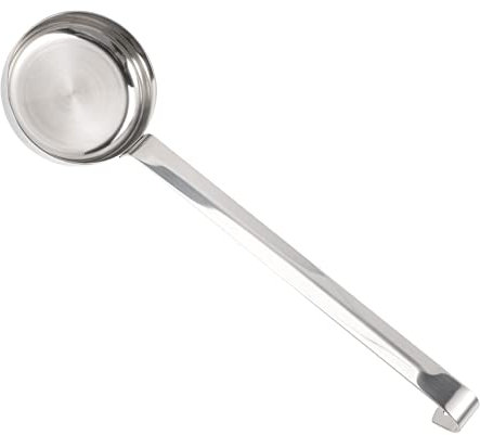 WOONEKY 2pcs Pizza Sauce Spread Flat Spoon Practical Kitchen Ladle for Sauce Baking Measuring Scoop Long Handle Stir Spoon Soup Serving