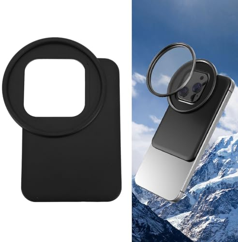 67mm Phone Lens Filter Kit Adapter Mount for IOS Phone 15 Pro 14 Pro 15 Pro Mx 14 Pro Mx 12 13 14 Pro Pro Mx Plus, Universal Magnetic Filter Clip Adapter Camera Accessories