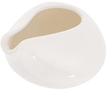 GRIRIW Salsiera Ceramica Beccuccio Antigoccia, Contenitore Per Salsa e Ciotola Per Condimenti Da Ristorante, Brocca Porta Salse e Sughi Per Uso Quotidiano