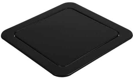 Ciieeo Couvercle De Poubelle Basculant Pour Installation Encastrée Avec Clapet Intégré Compatible Poubelle De Comptoir