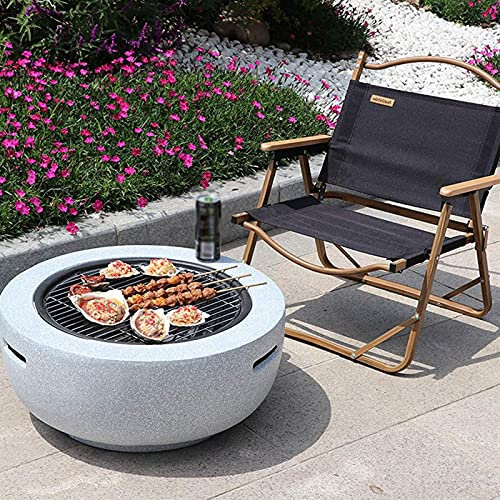 【3-in-1-Feuerstelle im Freien】Multifunktionaler Grill, Eisspeicher & Heizofen für Garten, Terrasse & Innenhof - Perfekt für Grillpartys & gemütliche Abende!