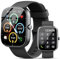 Reloj inteligente para hombres y mujeres, relojes inteligentes de 1.94 pulgadas para contestar/hacer llamadas, reloj de fitness con monitor de frecuencia cardíaca/sueño, más de 100 rastreadores de