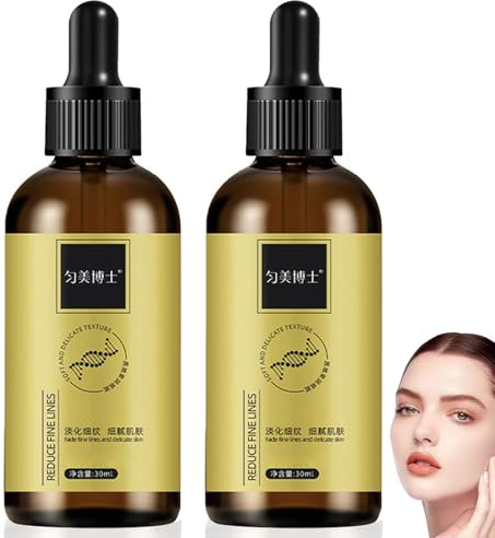 2PCS Light Luxury Firming And Anti-Wrinkle Youthful Face Serum, Sérum raffermissant anti-rides, Sérum raffermissant et repulpant pour le visage, Essence anti-âge pour lisser les rides et ridules ﻿