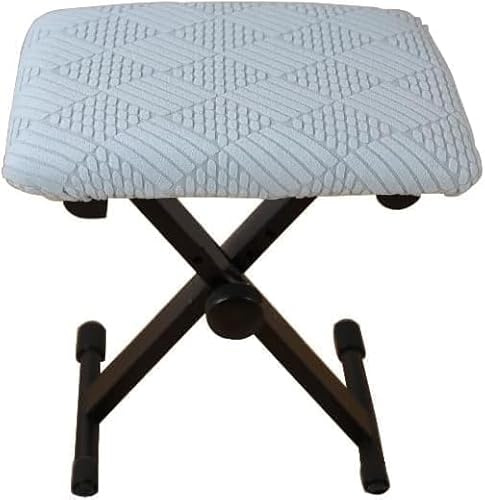 Rechteckige Stretch-Husse Für Hocker – Universalabdeckung Für Klavier- Und Schminktischbank Stretchy Soft Shoe Changing Stool Covers Waschbarer Sitzbezug(A-4#,75x35x4cm/30x14x2in)