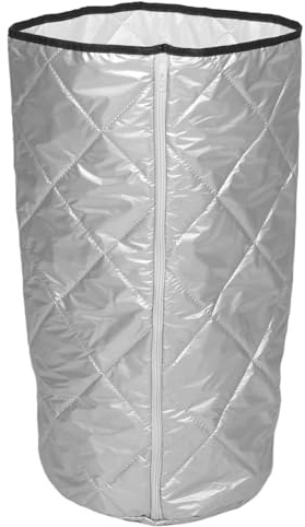 Housse Isotherme pour Réservoir de Gaz en Oxford, Étanche et Anti-poussière | Doublure Coton Épaissie, Protection UV Renforcée, Usage Outdoor Cooking et Randonnée, Coloris Argenté Couleur Aléatoire