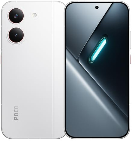 XIAOMI Poco X8 Pro Smartphone 12+512 Go, Processore di fascia alta Dimensione 8500-Ultra, AMOLED Ultra-Luminous, 50 MP Sony IMX882 con OIS, Bianco, Caricatore non incluso