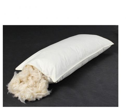 Fränkische Schlafmanufaktur Kapok Naturkissen aus Reiner Pflanzenfaser für Allergiker, 6 Verschiedene Größen Größe 40x40