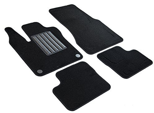 MTM SP-4932 Tapis sur Mesure en Velour pour Renault Twingo III (aussi Electric) 08.2014> / Smart Forfour (aussi Electric) 08.2014>, black