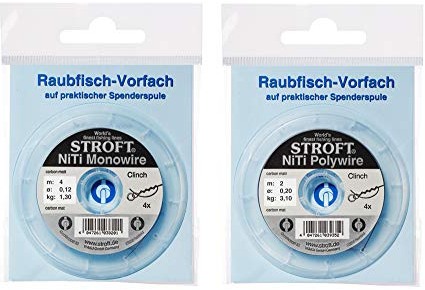 WAKU Stroft Vorfachschnur NiTi Monowire 4m, 0.20mm 4.2kg