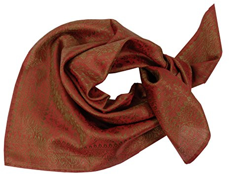 Trachtenhalstuch Trachtentuch Halstuch Trachten Damen Herren Nickituch zum Oktoberfest Bayern Seide Tuch Seidentuch Rot Grün