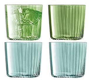 LSA International Gems Becher, Glas, Grün, 8 cm, 4