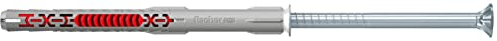 Fischer Tasselli Prolungati DuoXpand T 8x120 con Vite a Testa Svasata Piana in Acciaio Zincato, 50 pz, 562151