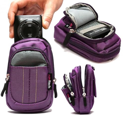 Navitech Lila Kamera Tasche Kompatibel mit dem Olympus Pen E-PL9 Camera