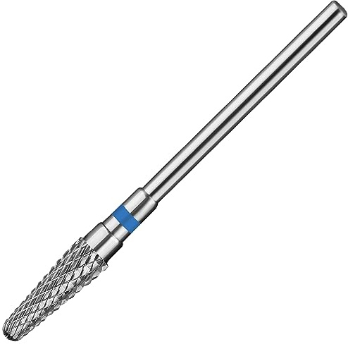 C12rtive Kegelförmiger Wolframstahl Nagelfräser Bit, Nagel Bits für Acryl, Wolframlegierung Nagelfräser Aufsätze, 3/32 Zoll Professioneller Fräser Bits für E-Feilen-Nagelbohrer(Medium)