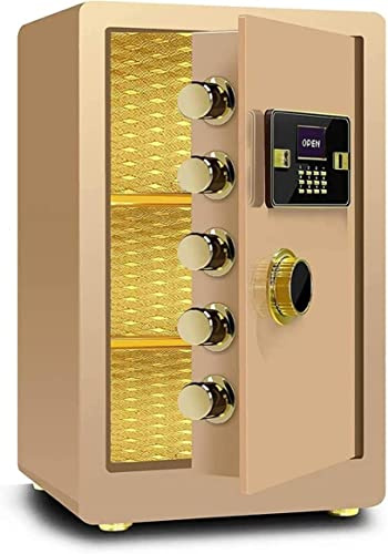 Coffre-Fort, Coffre-Fort Domestique, Coffre-Fort de sécurité Grande boîte électronique étanche et antivol Accueil Hôtel Bureau Boîte de Rangement de fichiers Sécurité en Acier C