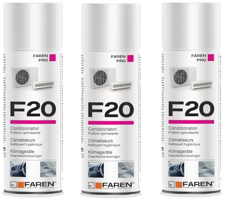Faren F20 Desinfektionsspray für Haus- und Auto-Klimaanlagen, angenehm duftend auf Alkoholbasis, 400 ml (3)