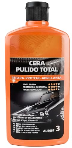 Various-Cera Pulido Total 500ml,Pulimento para Coche Arañazos y Protección Duradera,Brillo Intenso y Restauración de Pintura para Coches,Reparador de Desperfectos del Coche