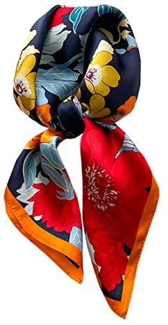 Ecroon dam sidenkänsla halsduk halsduk halsduk dam sidenscarf sidenscarf scarf