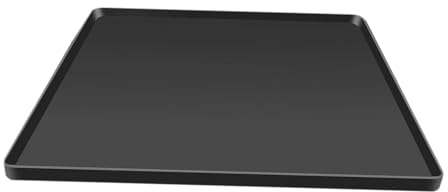 JISADER Plateau de Drainage En Silicone pour Réfrigérateur, Garde Anti-fuite, Accessoire de Congélation Compact, noir, 60x50cm