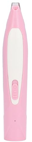 Tierhaarschneider, Vibrationsarmes LED-Licht, Sicherer Hundepfotenschneider, Effiziente, Einfache Bedienung, Professionell für Katzen und Hunde (PINK)