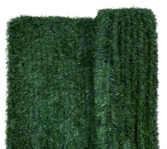 Casanoov Haie Artificielle – Brise Vue Lierre – 150 cm × 300 cm – 90 Brins UV30+ Anti-Feu – Support Maillé Fer – Colliers Inclus – Pose Facile – Occultation Élevée – Vert Jardin Terrasse Balcon
