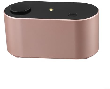 Diffusore di oli essenziali con nebulizzatore senz'acqua, mini diffusore di oli essenziali caricato tramite USB, per camera da letto, casa, ufficio (rosa)