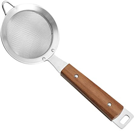 GLEAVI Colador De Malla De Acero Inoxidable Multiusos Escurridor De Malla Para Cocina Cuchara Espumadera Para Lavar Verduras y Escurrir Alimentos