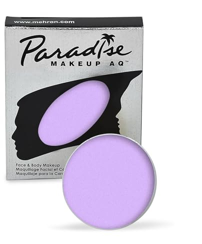 Mehron Paradise Make-up AQ Peinture pour le visage et le corps activée par l'eau Violet pastel 7 g