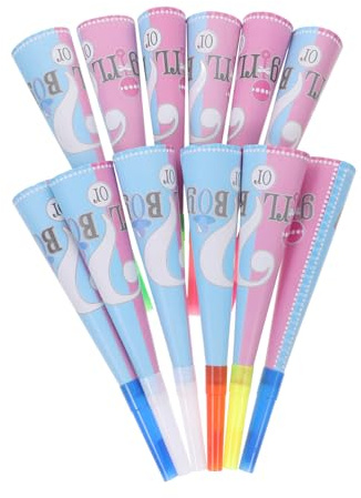 HEALLILY 12pièces Trompettes De Fête pour De Accessoires De Décoration Anniversaire pour Et Sifflets pour Événements Festifs Et Célébrations