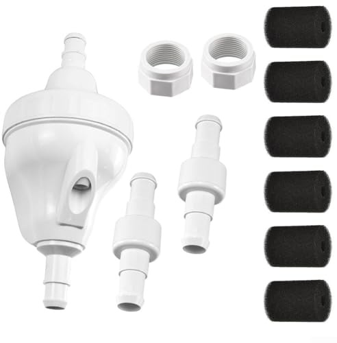Niceminiwall Schwimmbadreiniger-Ventil-Montage G52 Upgrade-Kit, mit Kugellager-Drehgelenken, für Polaris 180 280 380 480 D20 D15, Druckentlastungssystem-Komponenten