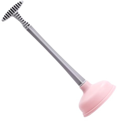 TOYANDONA Sturalavandino con Ventosa e Manico Lungo Ergonomico Pulitore Scarichi per Bagno e Lavello Stantuffo Disostruente Compatto e Smontabile per WC Lavabi e Vasche